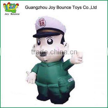 New arriving customized pvc inflatable moving cartoon for event