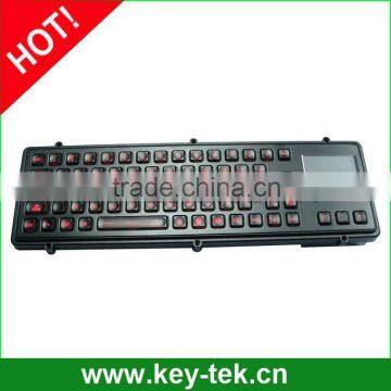 IP65 vandalproof backlight industrial computer keyboard