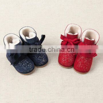 DB2870 dave bella 2015 winter infant boots baby shoes baby leather boots baby princess boots