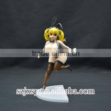 polyresin anime girl figure__ big breast bunny girl figure
