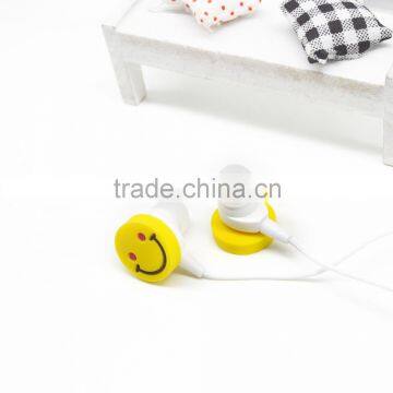 Online wholesale 3.5mm jack connectors gift cartoon earphone +paypal accept