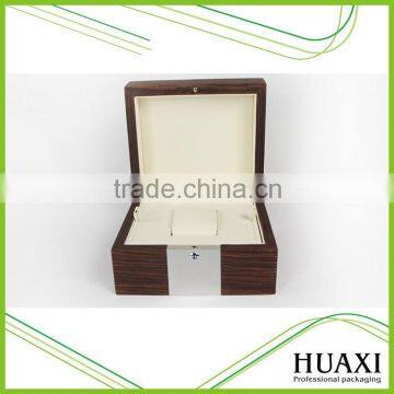 High Quality Wooden Grainy Paper Wood Watch Box photo-5