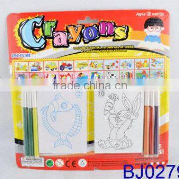 Fashion Toy Kit New Kid Diy Cartoon Figure Drawing Toy With Color Pen photo-4