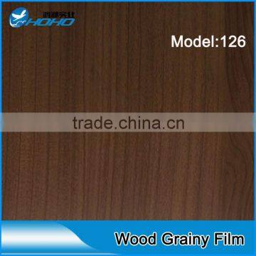 PVC Wood Grain Film/Self Adhesive in Roll