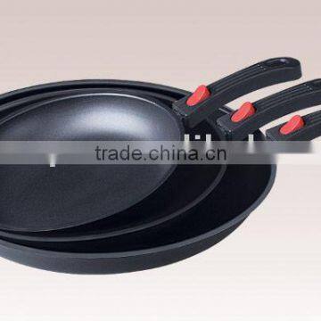 3 pcs carbon steel frying pans set