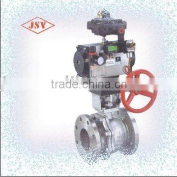 API Pneumatic Actuator Ball Valve With Handle