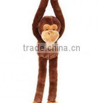 long arm plush monkey/Hot Sale Cheap High Quality Soft Cuddly Stuffed long arms plush monkey