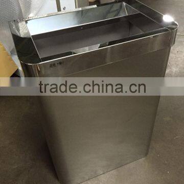 Hot Sale High Quality Decorative Stainless Steel Large Dustbin photo-5