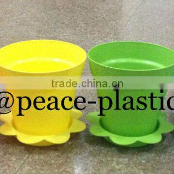 colorful plastic indoor flower pots wholesale