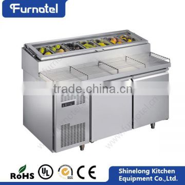 Hot Sale Refrigeration Equipments For Restaurant SS304 Salad Bar Refrigerator