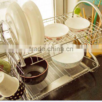 2016 Most Popular Kitchenware Dish Drainer With Removable Cup Holder and Utensil Holder