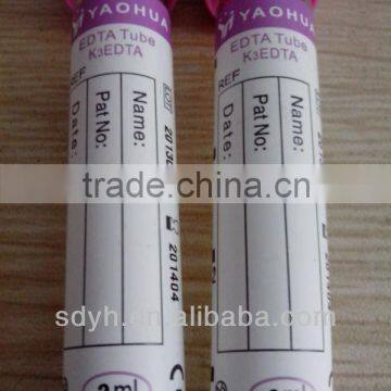 Vacuum Blood Collection EDTAK3 tube(CE/ISO)