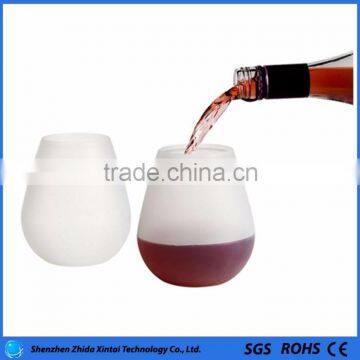 private label silicone wine glasses