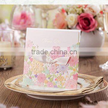 Korean invitation card wedding cutter