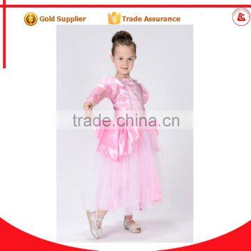 wholesale new model long pink flower girl dress 2 year old children princess dress