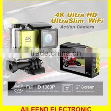 Slim Underwater waterproof 4K Ultra HD WiFi sport action camera