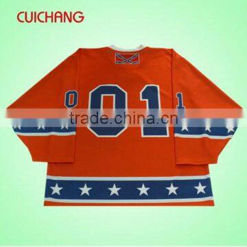 Unique hockey jerseys&custom reversible hockey jerseys&sublimated hockey jerseys cc-89