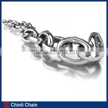 Electro galvanized welded steel short link chain DIN766