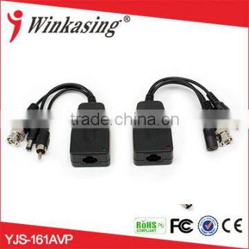 HD CVI TVI AHD CVBS 1CH Passive CCTV Video Power RJ45 connectors Balun for CCTV Camera DVR YJS- 1601AVP