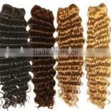 good quality and sexy hair weft deep wave indian human hair