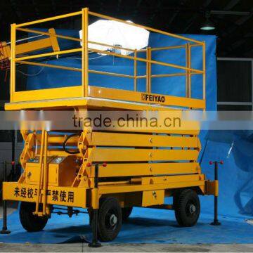 JPT-0.5-14 Mobile hydraulic scissor lift platform