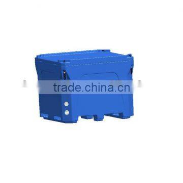 ningbo 800L rotomolded seafood transport container