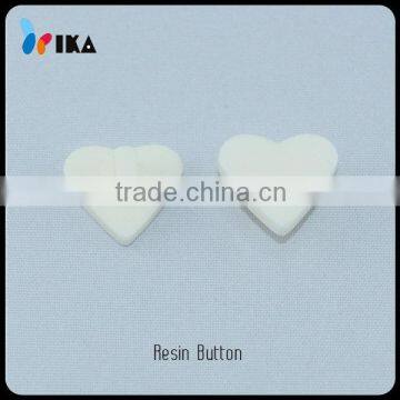 Heart Shape Buttons White Bulk Buttons photo-2