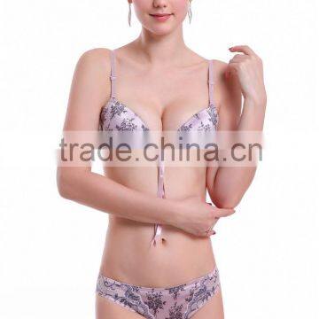 China underwear factory gorgeous satin bra(FPY301)