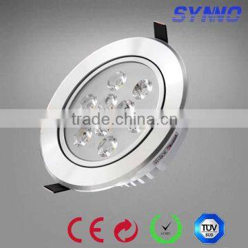 9w led ceiling light AC85~265V Cool white/warm white,CE & ROHS kitchen lamp ceiling lamp led recessed light