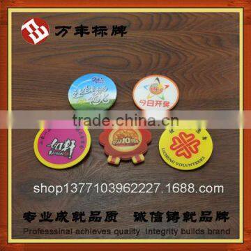 2015 high quality popular export Pin Plastic Botton Badge