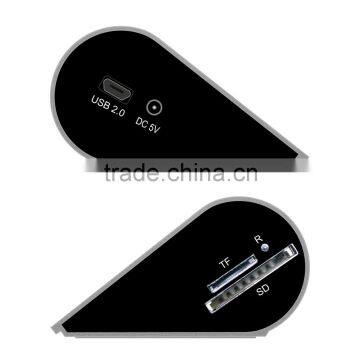 6 Ports USB 2.0 Hub Adapter Combo With SD and TF Card Reader Function photo-3