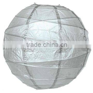 Wholesale Silver Paper Lantern For Wedding Party Decoration