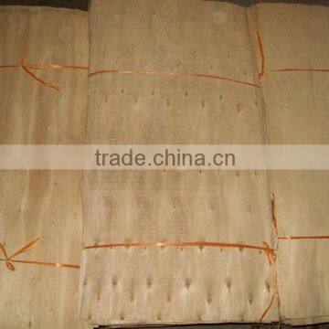Natural eucalyptus core veneer