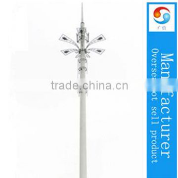 Beautiful GSM communication steel tower