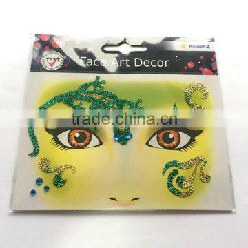 custom face jewels makeup crystal tattoo sticker