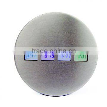 Stainless Steel LCD Clock photo-1