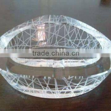 Newest Fashion crystal ashtray for office decoration or wedding favors