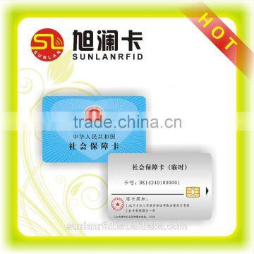 Embossed Number ISO Size PVC RFID Student ID Card Barcode Clashall