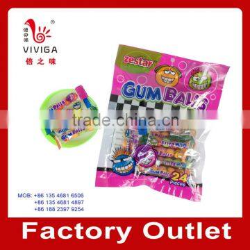 4 in 1 mini round ball coated gum candy