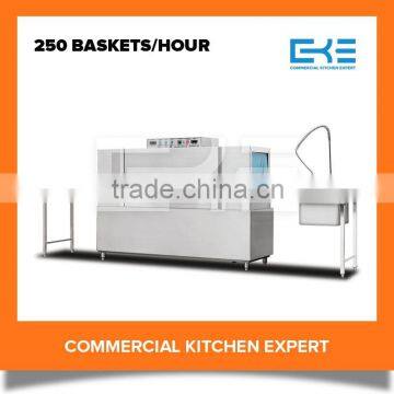 250 Baskets Professional Dishwasher Parts Factory Price Dish Washing Machine for Hotel & Restaurant