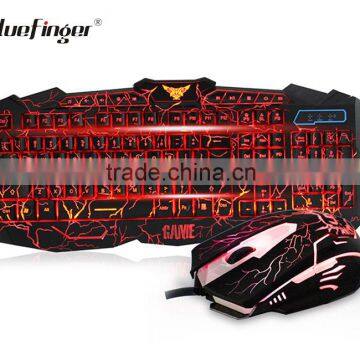 USB wired latest computer keyboard and mouse for gaming