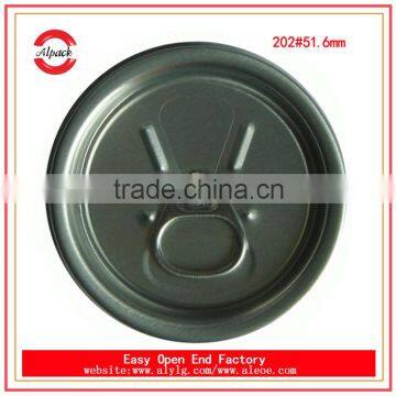 Aluminum can end 202#RPT easy open end for juice can