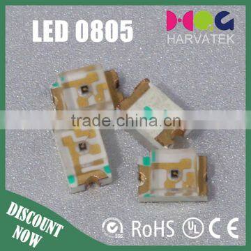 High Bright 1.1T Sanan Chip 25mA 0805 Blue Smd Led Speicification photo-4