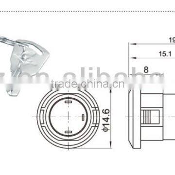 Motorcycle Switch Key,one Key Membrane Switch,key Electrical Switch Lock photo-6