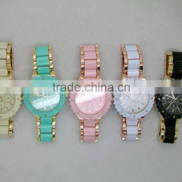 2016 Fashion Women Bezel Geneva Platinum Watch Japan Movt Water Resistant photo-6