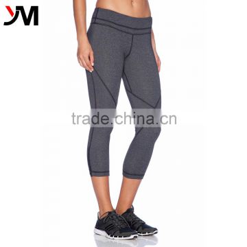 Women Private Label Fashion Workout Wear Spandex Yoga Capri Pants