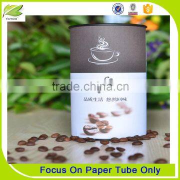 Food grade paper tube box for coffee packaging