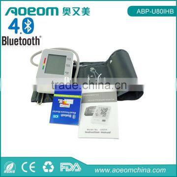 Bluetooth 4.0 FDA arm blood pressure monitor