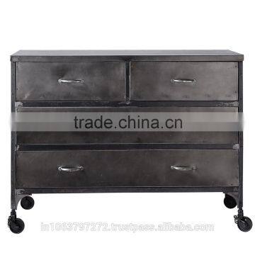 Iron Black finish side board