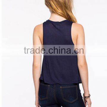 Cotton Printing Tank Top Sleeveless Tank Top for Women photo-3